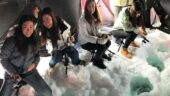 Ice fishing blast