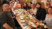 Plenty of food and sake!