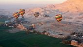 Fantastic first hot air balloon ride in Luxor!