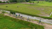 Village cycling.