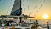 A magical sunset in Cartagena