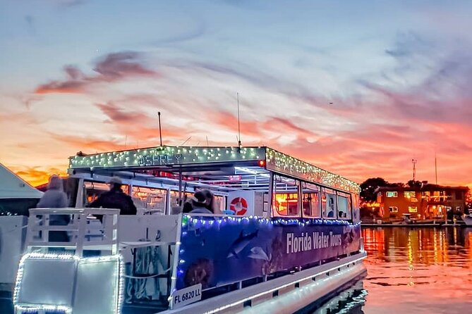 blue boat light festival cruise