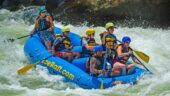 Family whitewater fun