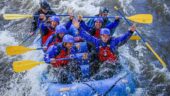 42 wedding anniversary rafting down the Colorado