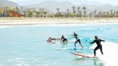Luis was an amazing surf instructor for our 3 boys, 16, 12, and 10 who had only surfed once before. Booking again.