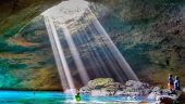 Blue cave and volcano tour Tanna Island