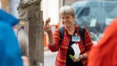 The tour is about food and drink in Bamberg in the past.In the end, it went to an economy.