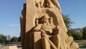 Every year new sand figures