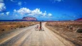 Biking in a little paradise