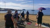 Great views at battle of milne bay war memorial.the memorial was built by Australia navy force.it has generally information abou