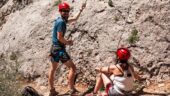Rock climbing outing w/ teens