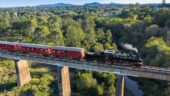 High tea on the Rattler