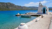 Beautiful blue lagoon
