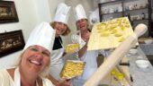 Friends and Fettuccine in Assisi