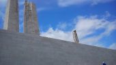The tour guide, Claude gave us an excellent tour of Vimy ridge and the Sommes. He was very knowledgeable on the subject.