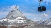 Matterhorn and glacier