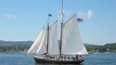 Beautiful sunset sail