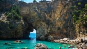 Great tour with antiquities, a stalactite cave, and swimming coves!