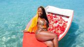 On the water photo shoot