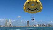First time parasailing 