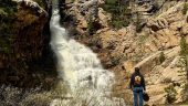 We went to the waterfall....